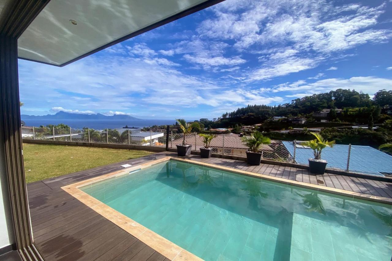 Villa Tiki Wonderfull Sea View Punaauia  Exterior photo